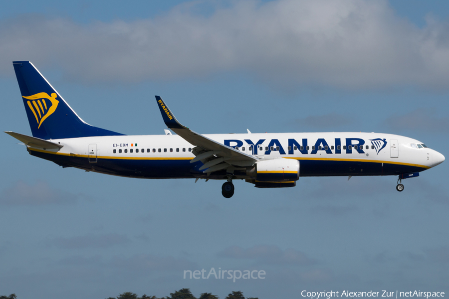 Ryanair Boeing 737-8AS (EI-EBM) | Photo 162346