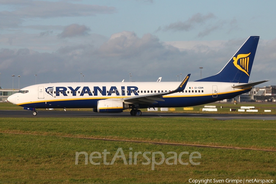 Ryanair Boeing 737-8AS (EI-EBM) | Photo 59863