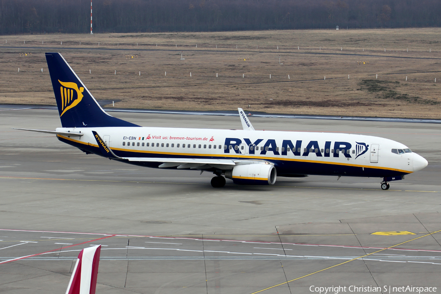 Ryanair Boeing 737-8AS (EI-EBN) | Photo 146943