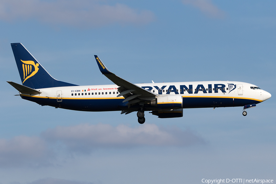 Ryanair Boeing 737-8AS (EI-EBN) | Photo 176062