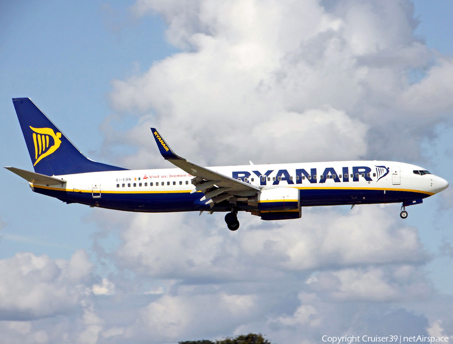 Ryanair Boeing 737-8AS (EI-EBN) | Photo 247209