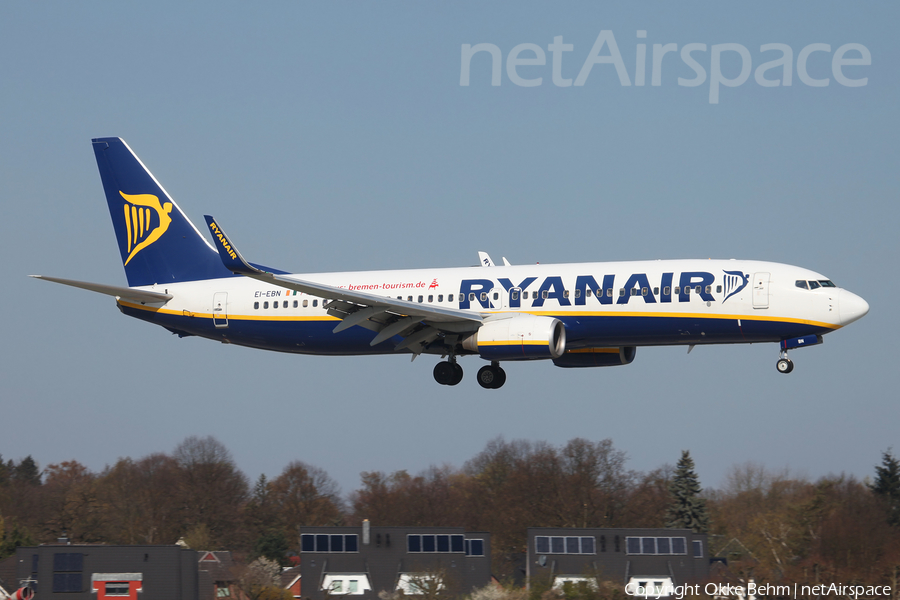 Ryanair Boeing 737-8AS (EI-EBN) | Photo 314052