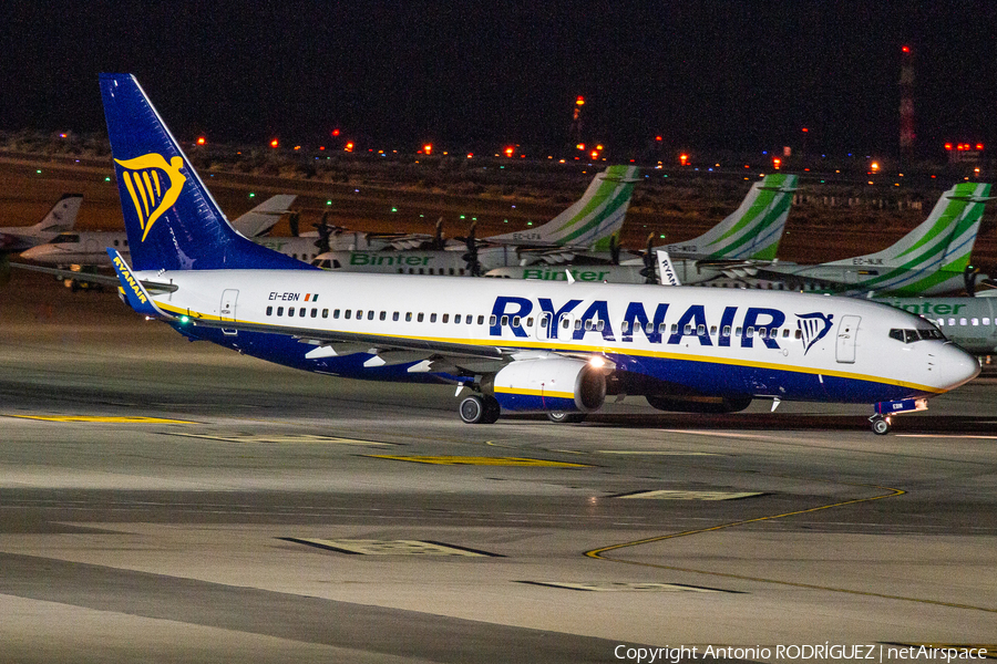 Ryanair Boeing 737-8AS (EI-EBN) | Photo 419363