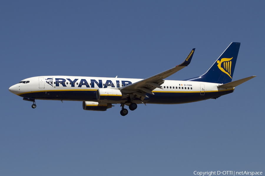 Ryanair Boeing 737-8AS (EI-EBN) | Photo 414450
