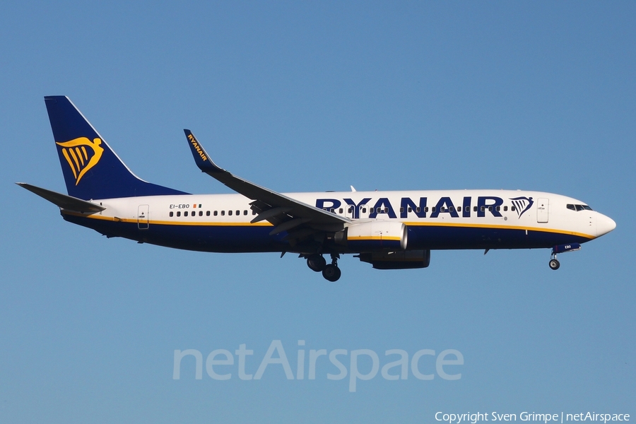 Ryanair Boeing 737-8AS (EI-EBO) | Photo 446969