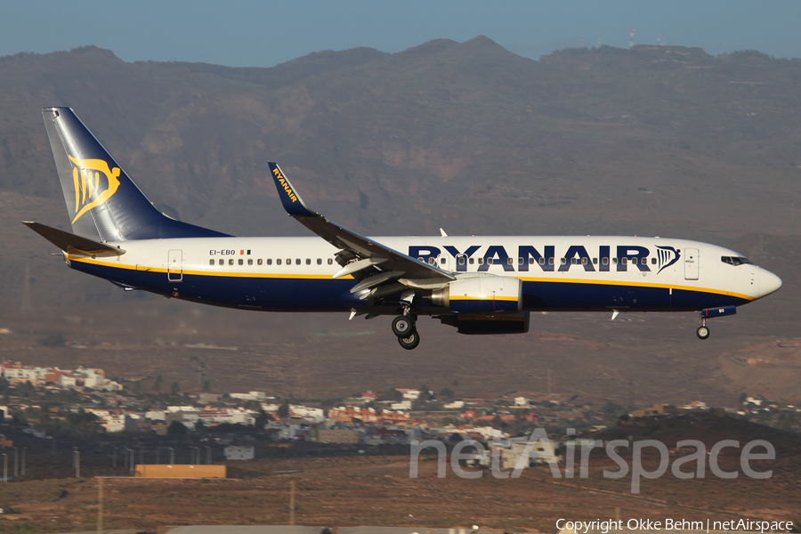 Ryanair Boeing 737-8AS (EI-EBO) | Photo 162989