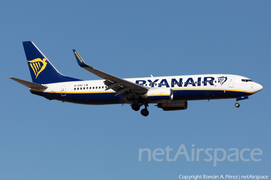 Ryanair Boeing 737-8AS (EI-EBO) | Photo 604776