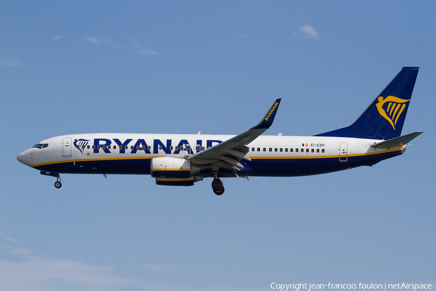 Ryanair Boeing 737-8AS (EI-EBP) | Photo 420793