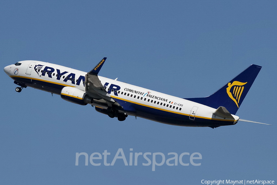 Ryanair Boeing 737-8AS (EI-EBS) | Photo 132950