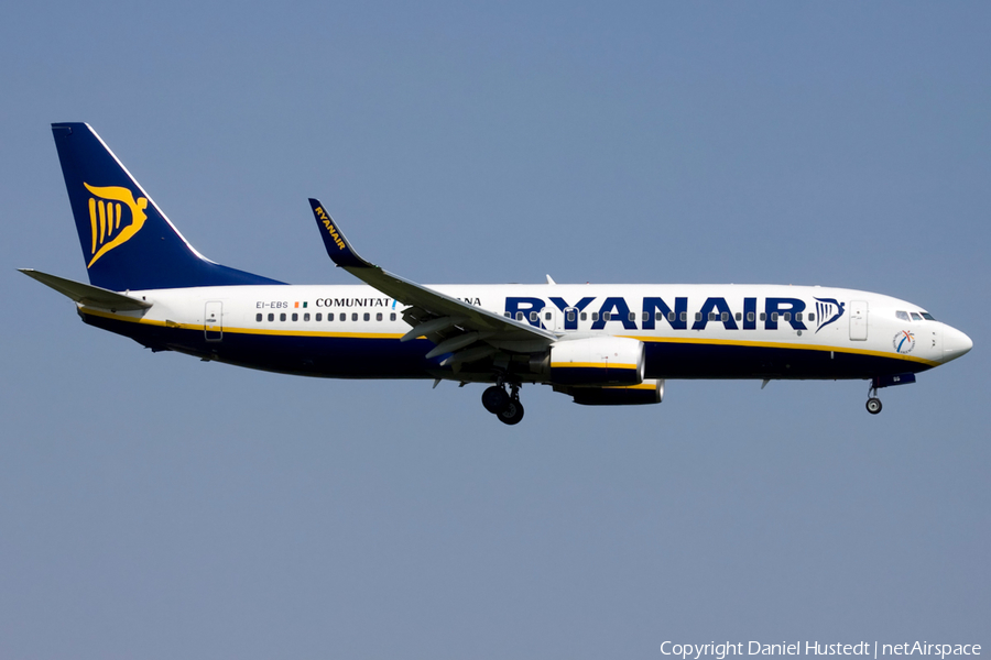 Ryanair Boeing 737-8AS (EI-EBS) | Photo 550355