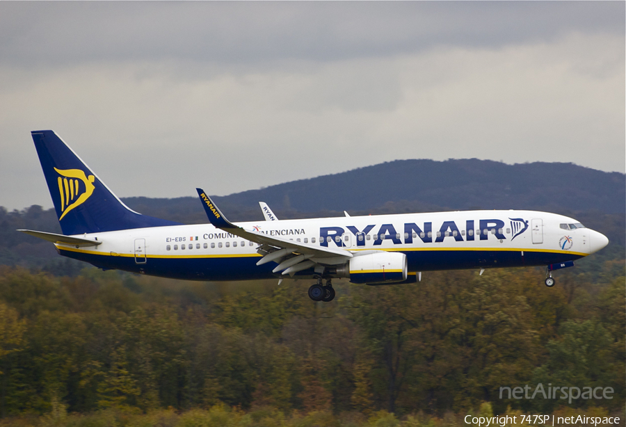 Ryanair Boeing 737-8AS (EI-EBS) | Photo 31993