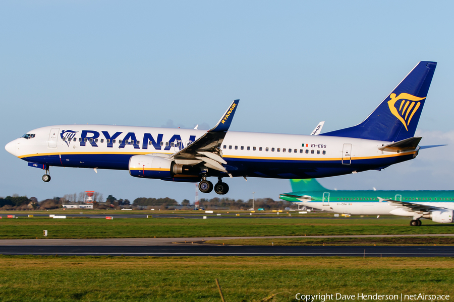 Ryanair Boeing 737-8AS (EI-EBS) | Photo 198393