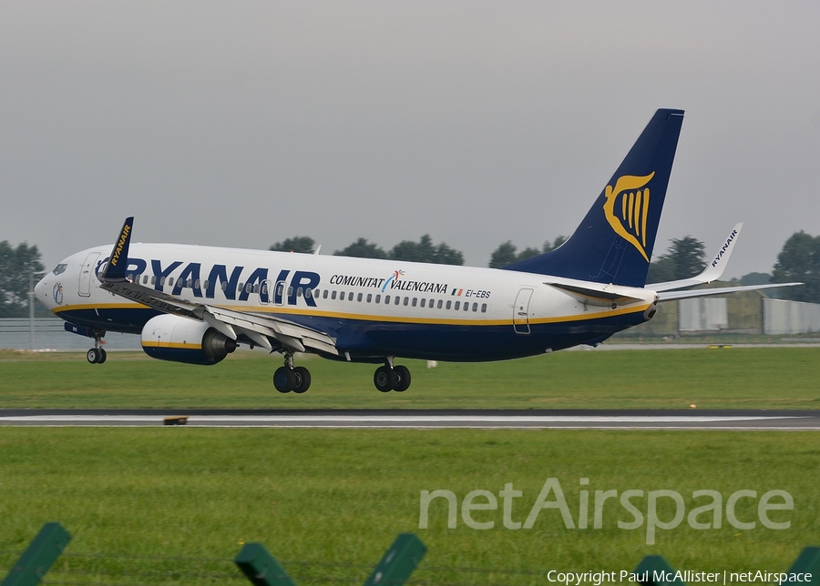 Ryanair Boeing 737-8AS (EI-EBS) | Photo 31367