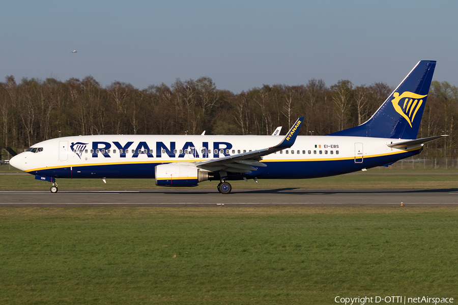 Ryanair Boeing 737-8AS (EI-EBS) | Photo 154909