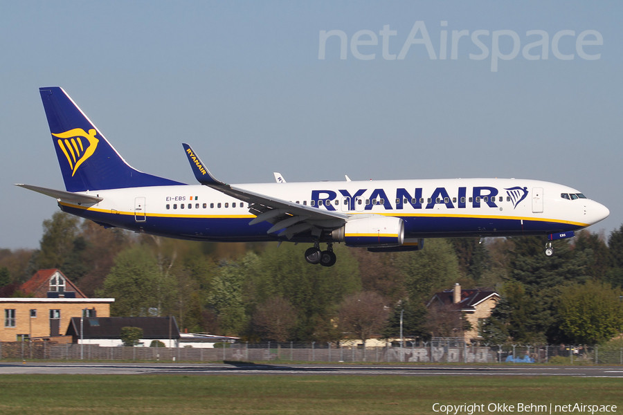 Ryanair Boeing 737-8AS (EI-EBS) | Photo 157933