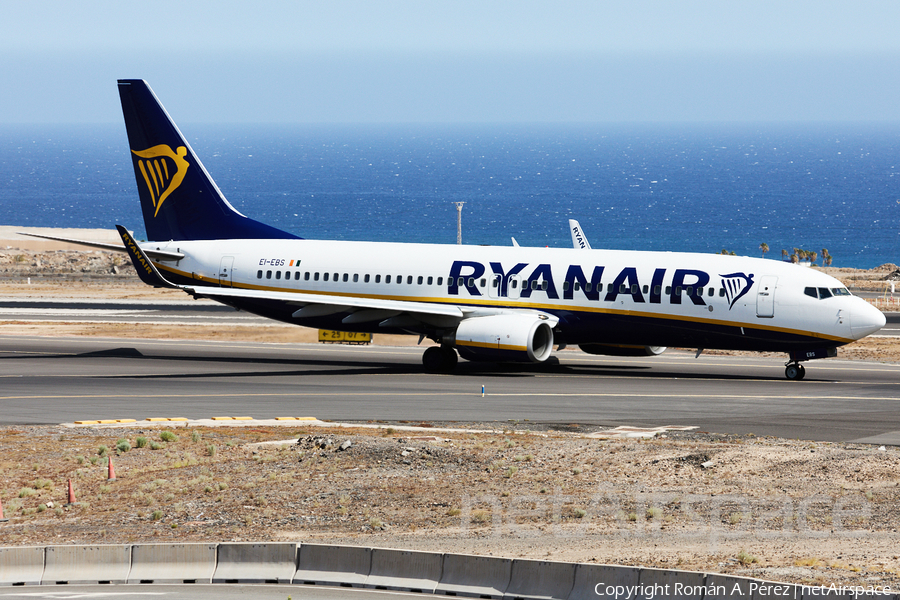 Ryanair Boeing 737-8AS (EI-EBS) | Photo 468611