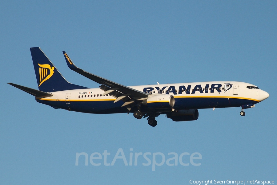 Ryanair Boeing 737-8AS (EI-EBV) | Photo 76792