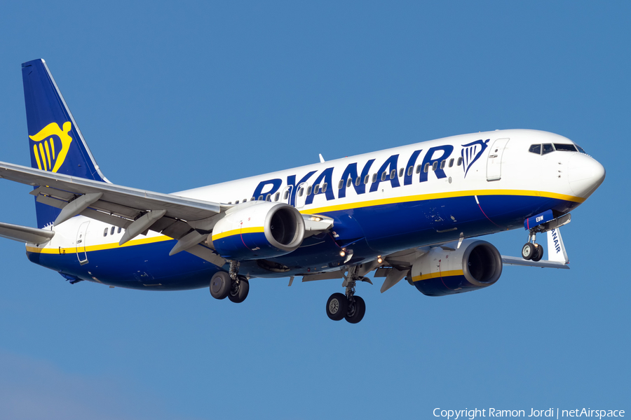 Ryanair Boeing 737-8AS (EI-EBW) | Photo 449539