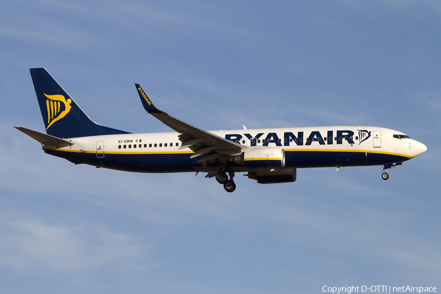 Ryanair Boeing 737-8AS (EI-EBW) | Photo 414848