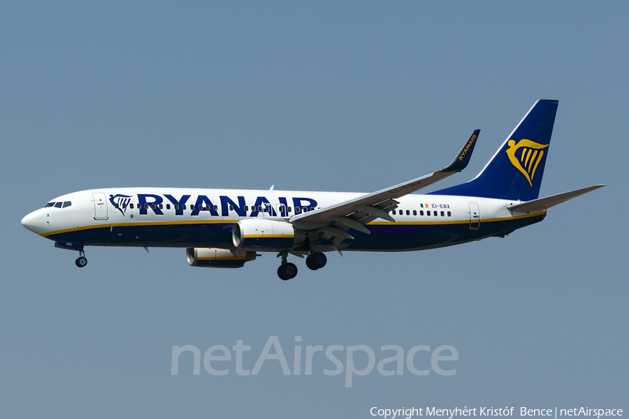 Ryanair Boeing 737-8AS (EI-EBX) | Photo 405067