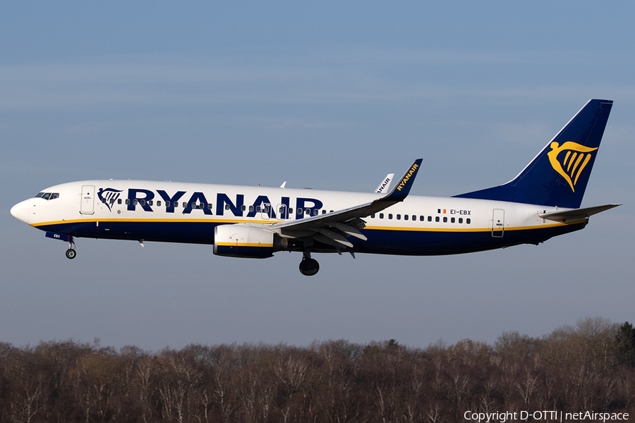 Ryanair Boeing 737-8AS (EI-EBX) | Photo 498724