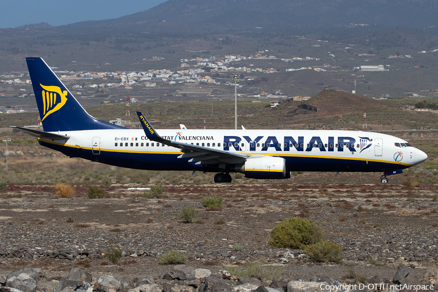 Ryanair Boeing 737-8AS (EI-EBX) | Photo 479349