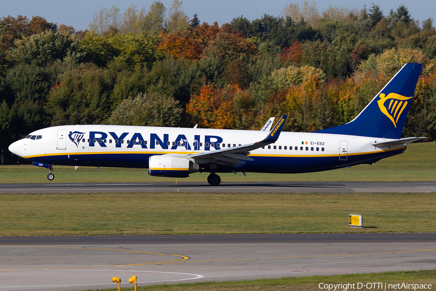 Ryanair Boeing 737-8AS (EI-EBZ) | Photo 269302