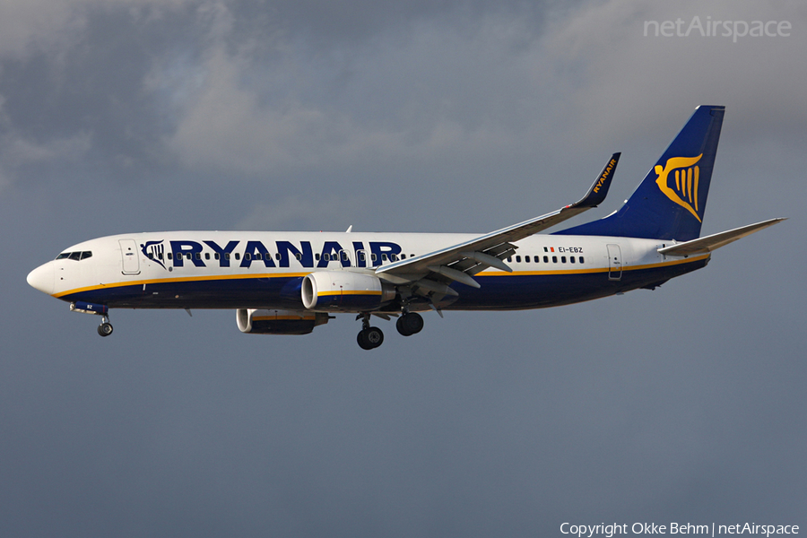 Ryanair Boeing 737-8AS (EI-EBZ) | Photo 48854