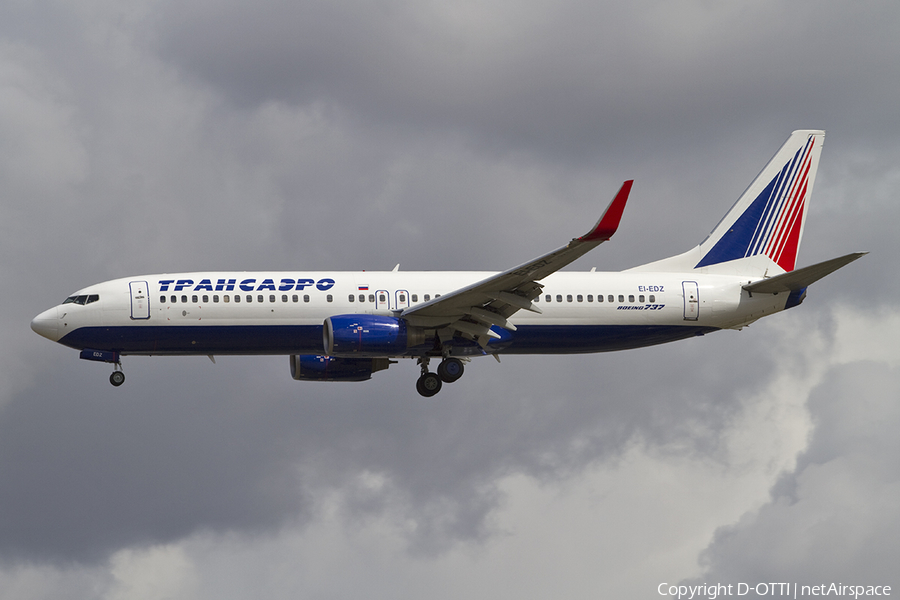Transaero Airlines Boeing 737-8K5 (EI-EDZ) | Photo 301029