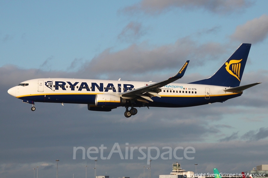 Ryanair Boeing 737-8AS (EI-EFA) | Photo 59942
