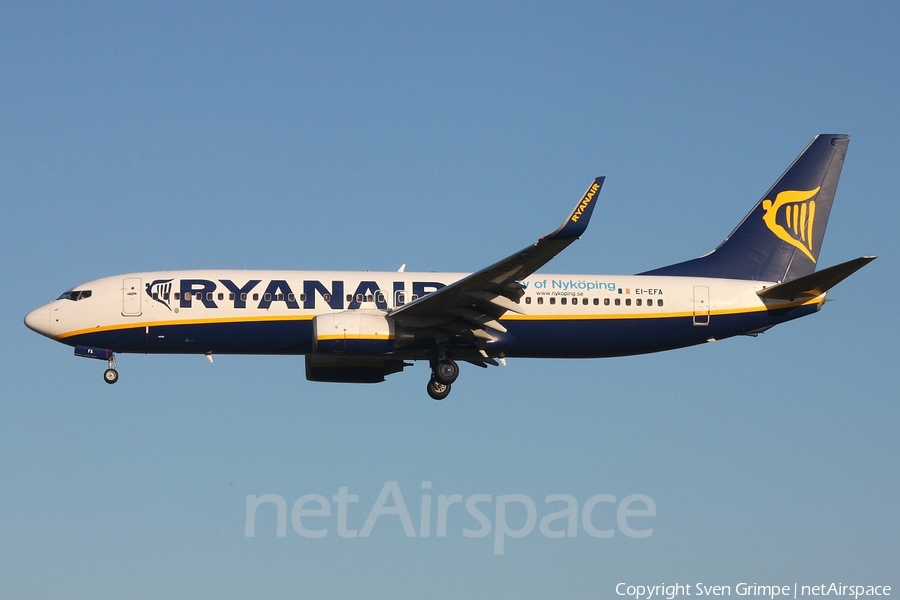 Ryanair Boeing 737-8AS (EI-EFA) | Photo 78507