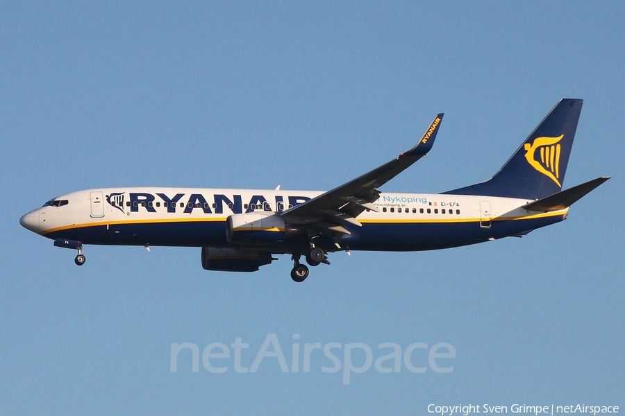 Ryanair Boeing 737-8AS (EI-EFA) | Photo 78471