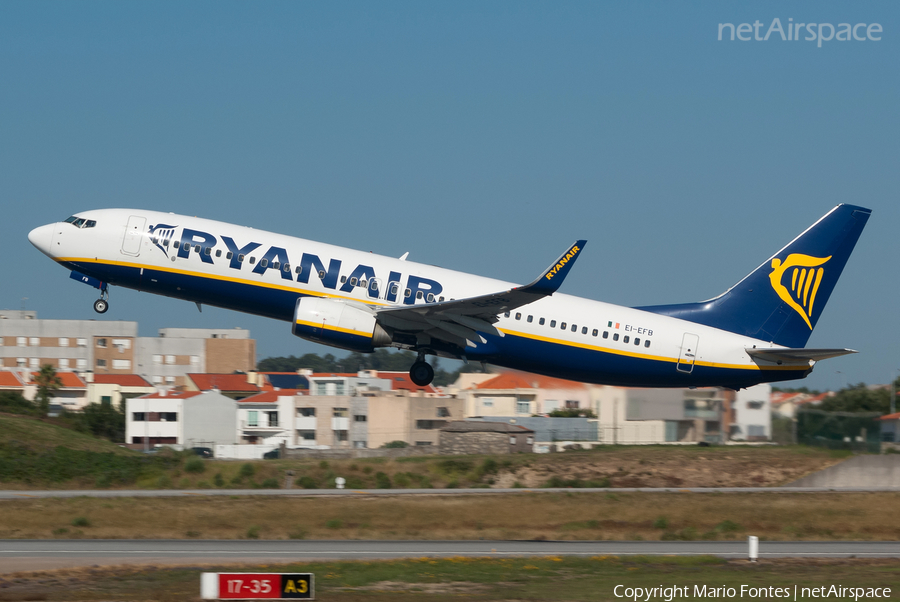 Ryanair Boeing 737-8AS (EI-EFB) | Photo 52046