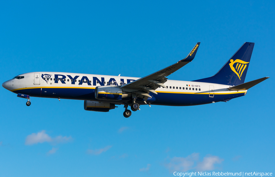 Ryanair Boeing 737-8AS (EI-EFC) | Photo 229453
