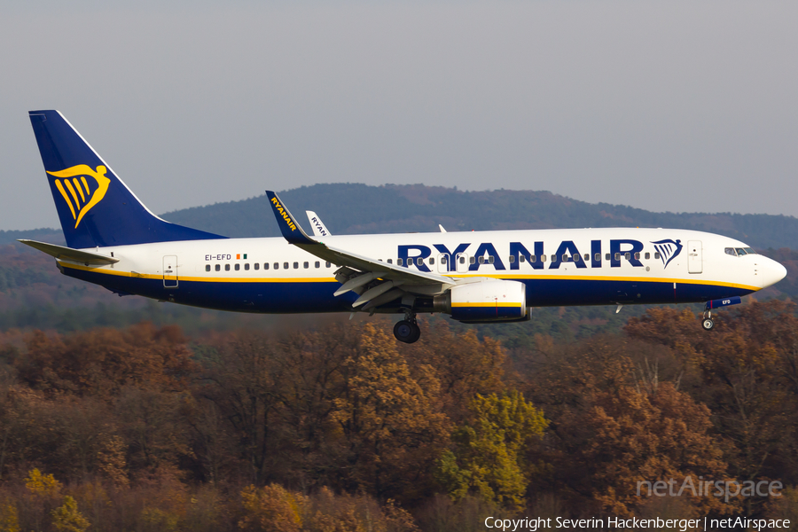 Ryanair Boeing 737-8AS (EI-EFD) | Photo 199901