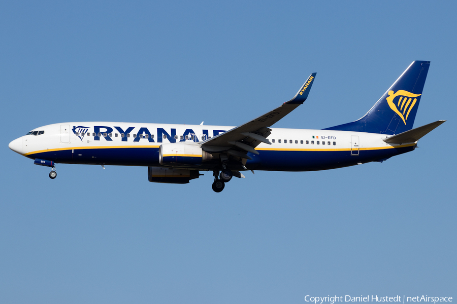 Ryanair Boeing 737-8AS (EI-EFD) | Photo 518362