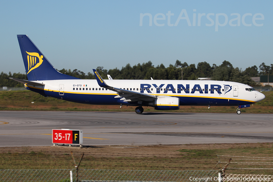 Ryanair Boeing 737-8AS (EI-EFD) | Photo 87699
