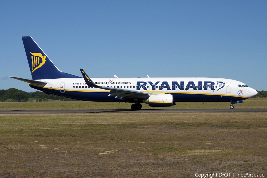 Ryanair Boeing 737-8AS (EI-EFE) | Photo 413088