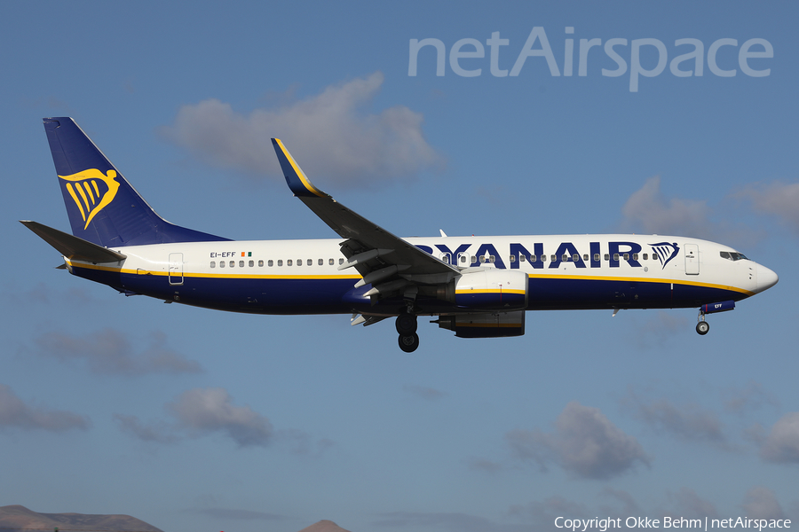 Ryanair Boeing 737-8AS (EI-EFF) | Photo 364155