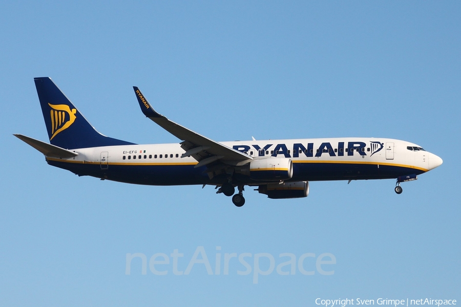 Ryanair Boeing 737-8AS (EI-EFG) | Photo 105565