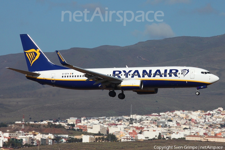 Ryanair Boeing 737-8AS (EI-EFH) | Photo 315984