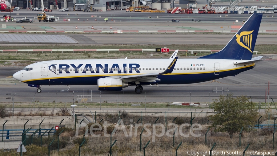 Ryanair Boeing 737-8AS (EI-EFH) | Photo 233525