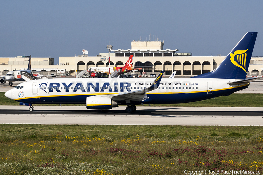 Ryanair Boeing 737-8AS (EI-EFH) | Photo 224435