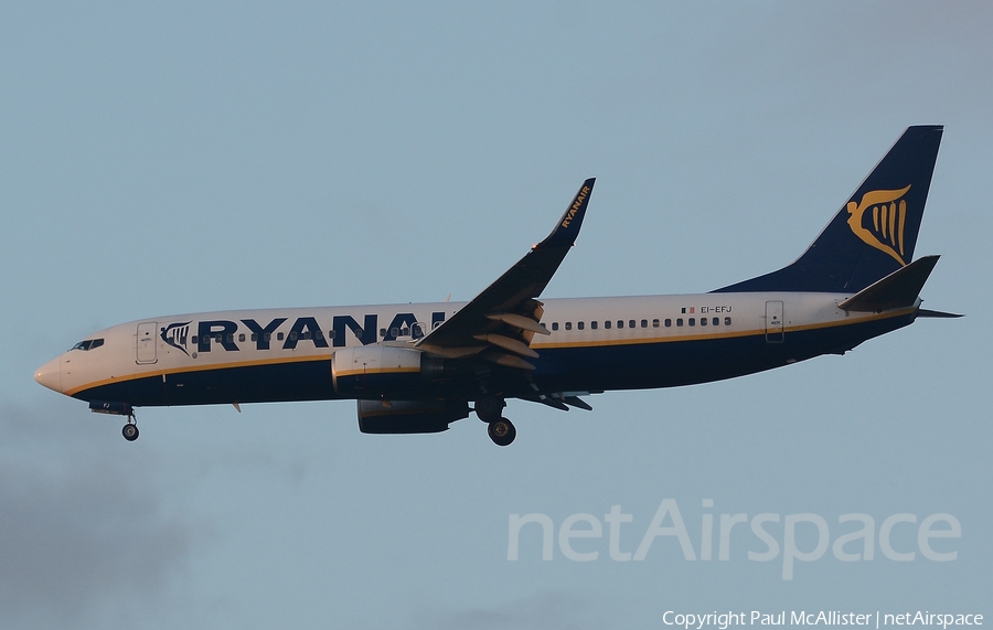 Ryanair Boeing 737-8AS (EI-EFJ) | Photo 391502