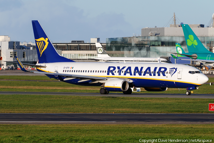 Ryanair Boeing 737-8AS (EI-EFK) | Photo 198396