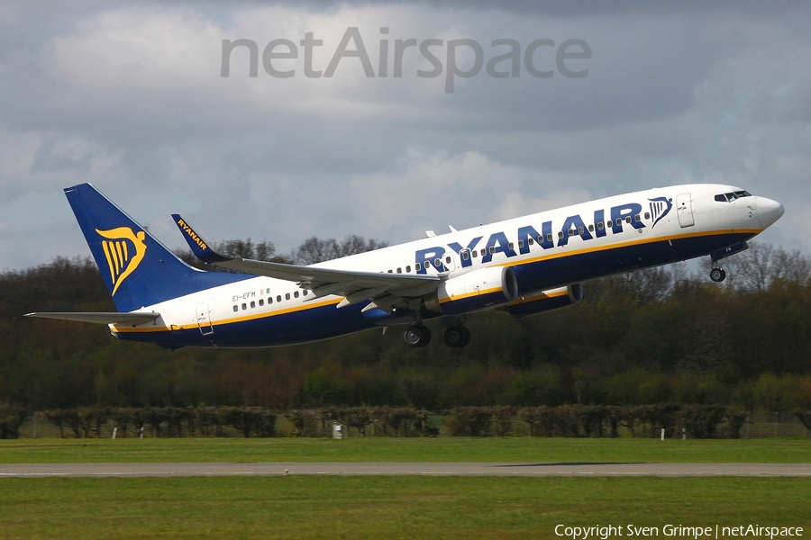 Ryanair Boeing 737-8AS (EI-EFM) | Photo 106286