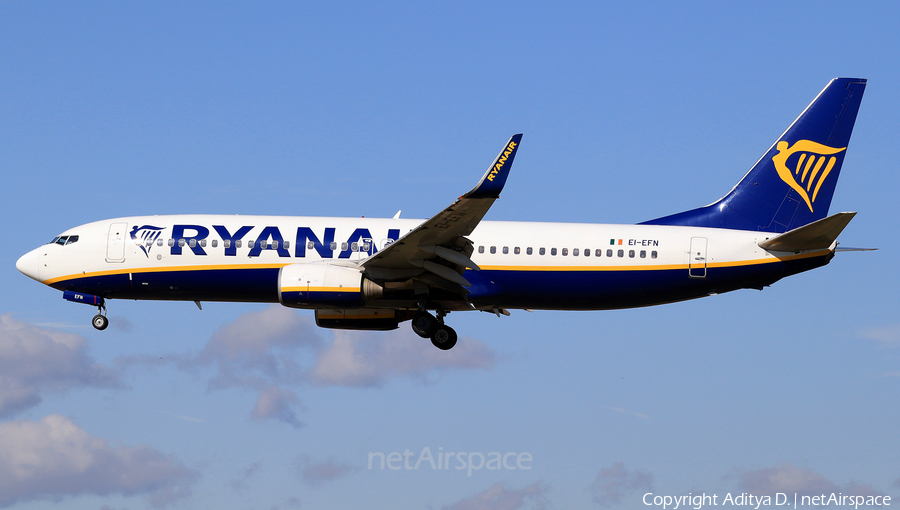 Ryanair Boeing 737-8AS (EI-EFN) | Photo 359658