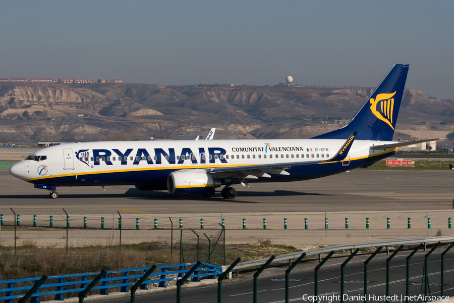 Ryanair Boeing 737-8AS (EI-EFN) | Photo 544411