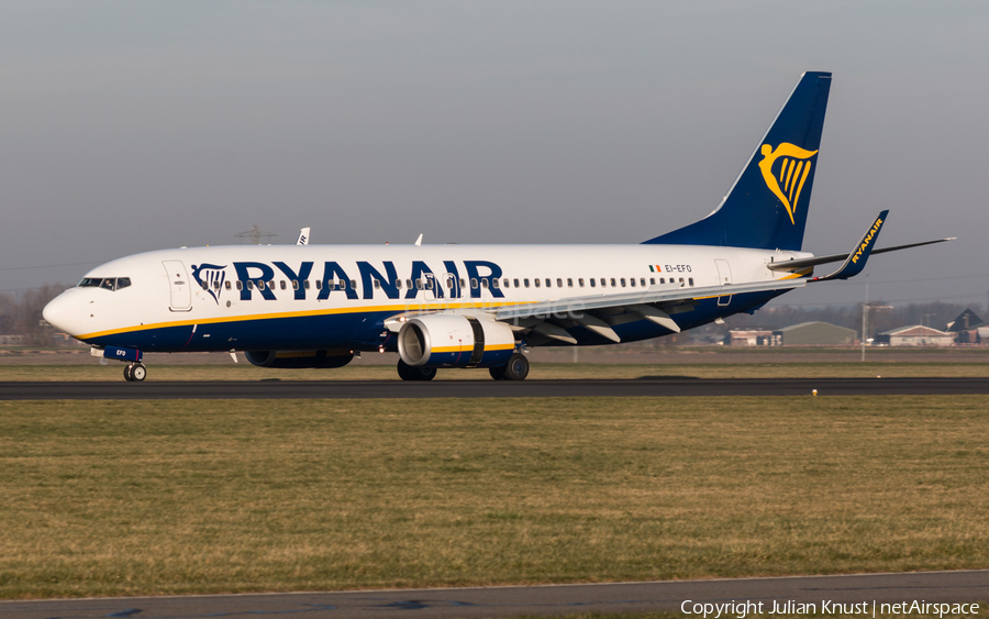Ryanair Boeing 737-8AS (EI-EFO) | Photo 294780
