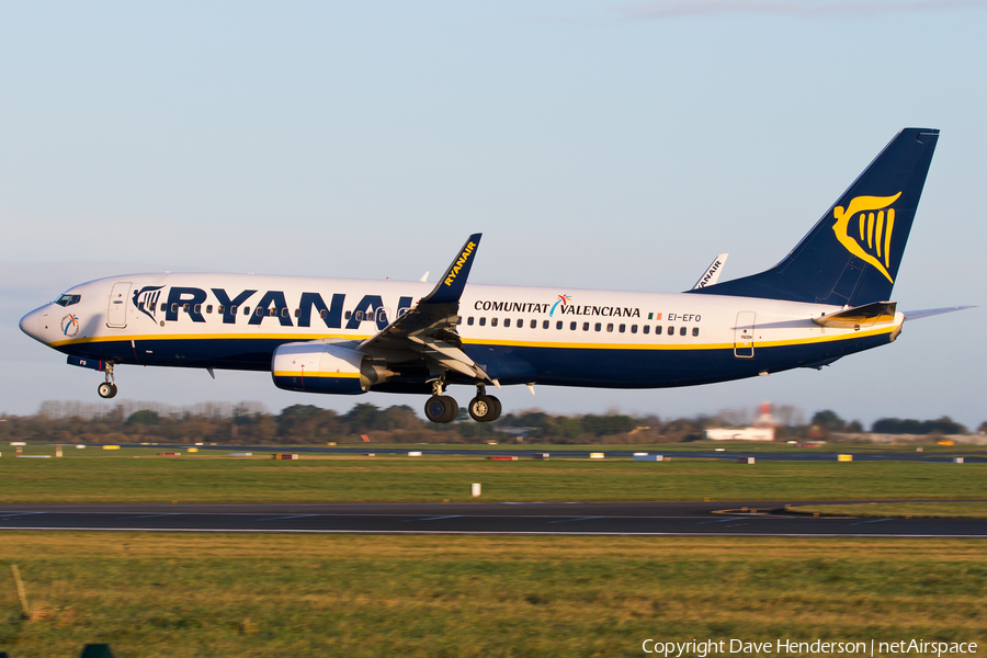 Ryanair Boeing 737-8AS (EI-EFO) | Photo 92239